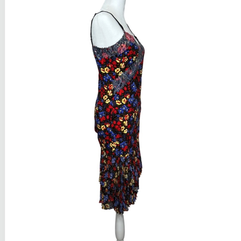 ❤️ Vintage Mariella Burani Per AMULETI Floral Tank Dress - Picture 4 of 15